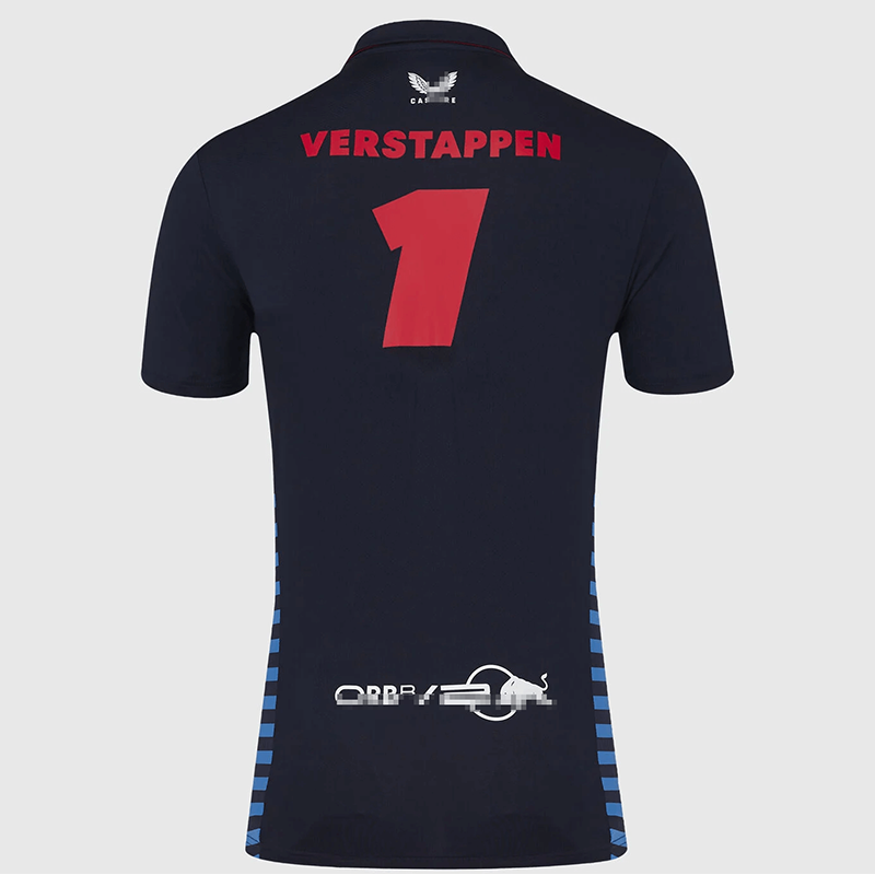 Polo Red Bull Racing F1 Racing Team Max Verstappen #1 Negro 2024